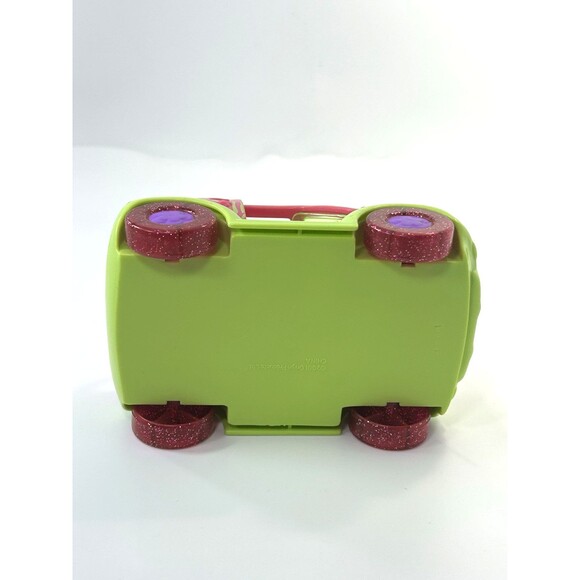 Polly Pocket Goes on a Picnic Pink & Green Zebra Print Toy Vehicle Origin 2001 - Picture 8 of 12
